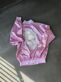 “Not 4 Social Distance” Varsity Jacket (Light Pink)
