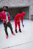 “Not 4 Social Distance” Varsity Jacket (Red/Reflective)