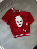 “Not 4 Social Distance” Varsity Jacket (Red/Reflective)