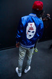 “Not 4 Social Distance” Varsity Jacket (Blue)