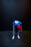“Not 4 Social Distance” Varsity Jacket (Blue)