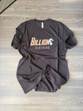 “Billion$ Clothing” Tee (Brown/Cream/White)