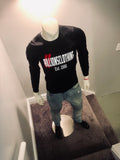 “Turbo” Long Sleeve Tee (Black/Red/White)