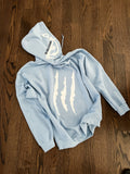“Mongoose” Pullover Hoodie (Baby Blue/White/Black)