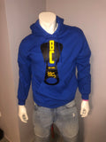 “Zipper” Pullover Hoodie (Black/Yellow)