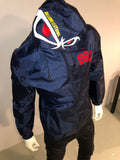 Mongoose “Windbreaker” Zip-Up Jacket (Navy Blue/White/Red/Yellow)