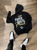 RipPaperRouteFrank Hoodie (Black/White/Gold)