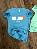 “Billions$ Clothing” Tee (Ocean Blue)