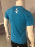 “BCDAGANG” Tee (Aqua/White/Red)