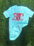B$C Tee (Mint/Red)