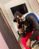 Mongoose Pullover Hoodie (Brown/Cream)