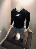 “B$C” Long Sleeve Tee (Black/White)