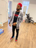 B$C Rain Jacket (Clear/White)
