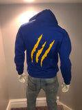 “Zipper” Pullover Hoodie (Black/Yellow)