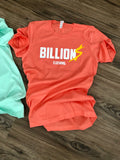 Billion$ Clothing Tee (Peach)