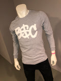 “B$C” long sleeve (Grey/White) Puff