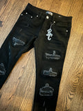 Billion$ Black Denim Jeans