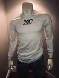 “B$C” Long Sleeve Tee (White/Black)