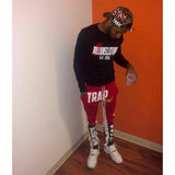 “Turbo” Long Sleeve Tee (Black/Red/White)