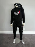 Billion$ Pullover Hoodie (Black/White/Red)