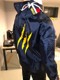Mongoose “Windbreaker” Zip-Up Jacket (Navy Blue/White/Red/Yellow)