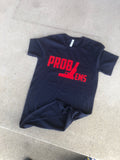 Problems Tee (Navy Blue/Red)