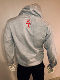 Opposition Pullover Hoodie (Grey/Red/Black)
