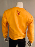 “Billion$ Clothing” Crew Neck Pullover Sweater (Gold/Black/Red)