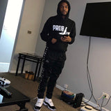 “Problems” Pullover Hoodie (Black/White)