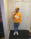 “Problems” Pullover Hoodie (Gold/White)
