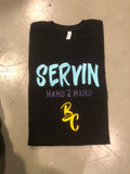 “Servin H2H” Tee (Black/Teal/Purple/Yellow/Red)