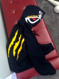 “Mongoose” Pullover Hoodie (Navy Blue/White/Yellow/Red)